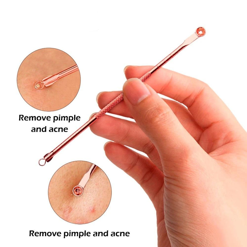 Rose Gold Acne Removal Needle